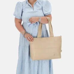 Dames Laptoptassen^Zebra Trends Evie shopper licht taupe