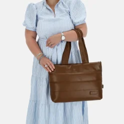 Dames Laptoptassen^Zebra Trends Evie shopper bruin