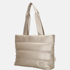 Dames Laptoptassen^Zebra Trends Evie shopper champagne