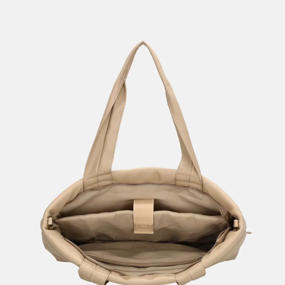 Dames Laptoptassen^Zebra Trends Evie shopper licht taupe
