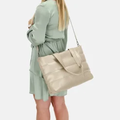 Dames Laptoptassen^Zebra Trends Evie shopper champagne