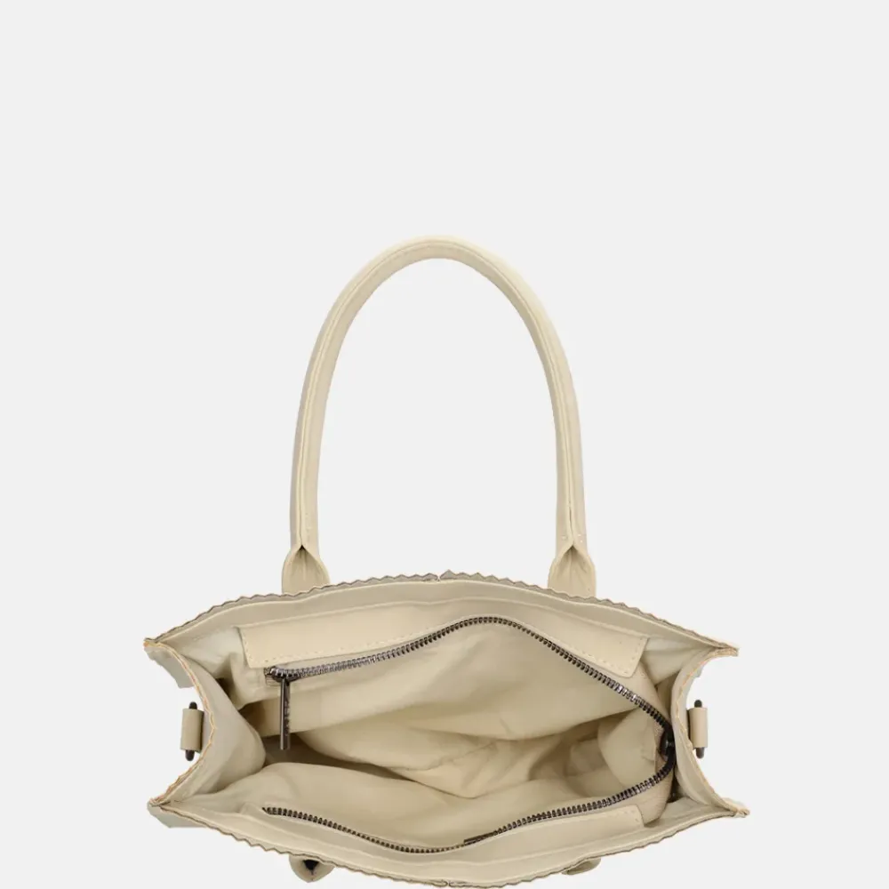 Handtassen^Zebra Trends Lisa handtas M creme
