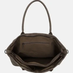 Shoppers^Zebra Trends Mirjam shopper donkerbruin