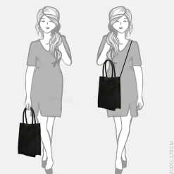 Shoppers^Zebra Trends Rosa shopper black