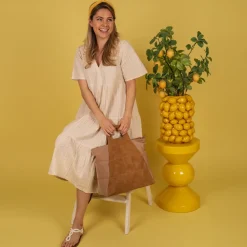 Handtassen^Zebra Trends Selene handtas M camel
