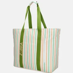 Strandtassen^Zebra Trends strandtas met koelvak retro stripes