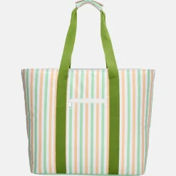 Strandtassen^Zebra Trends strandtas met koelvak retro stripes