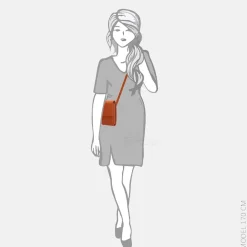 Crossbody Tassen | Telefoontasjes^Zebra Trends telefoontas brique