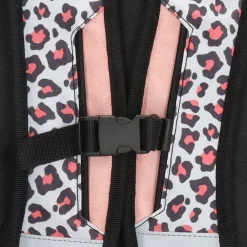 Kinderrugzakken Met Naam | Kinderrugzakken^Zebra Trends tiger leopard kinderrugzak M panter wit/roze
